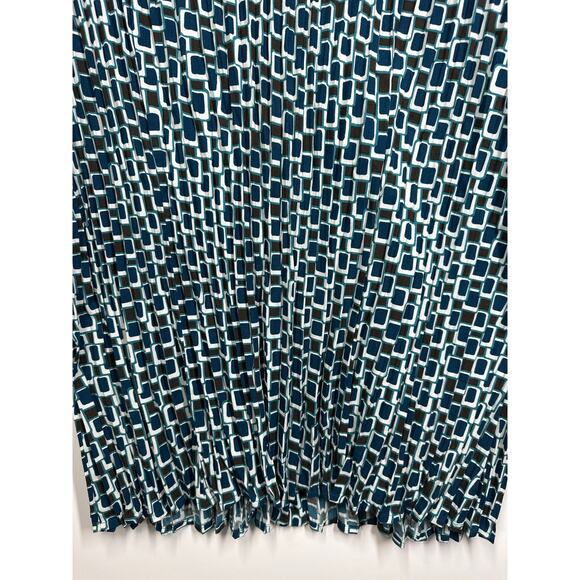 Lane Bryant Geometric Print Button Up Blouse Top Stretch Sz 18/20 Office Casual - Picture 10 of 11